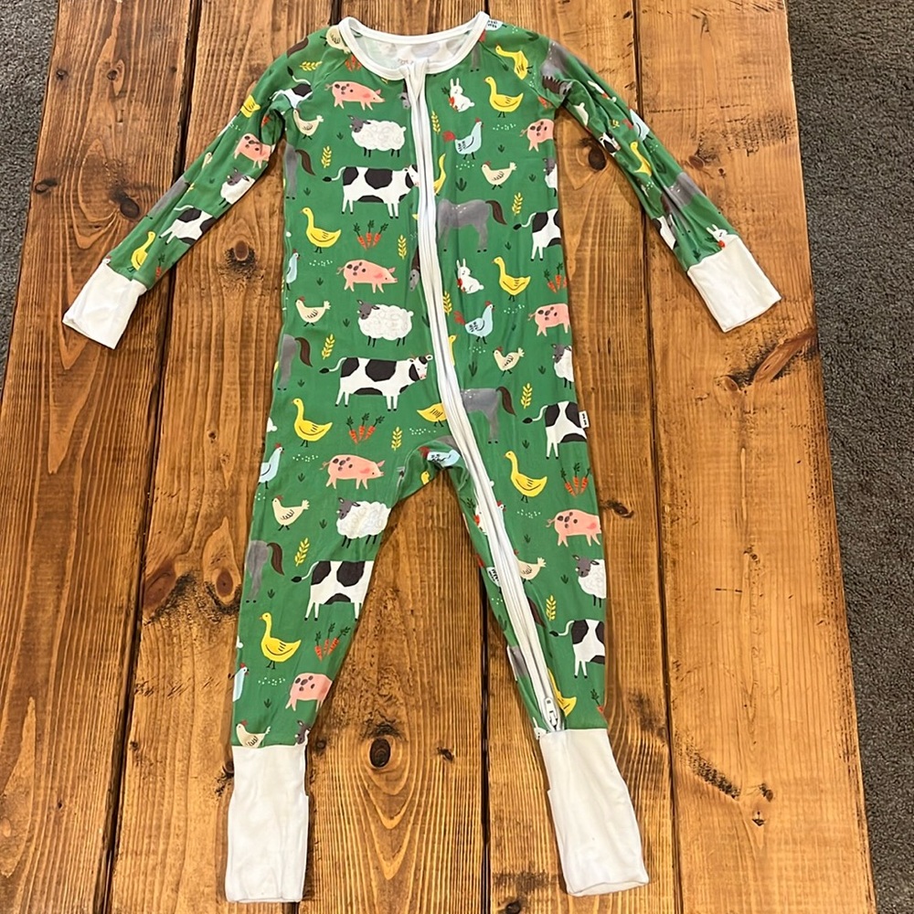 Little Sleepies farm animals zippy